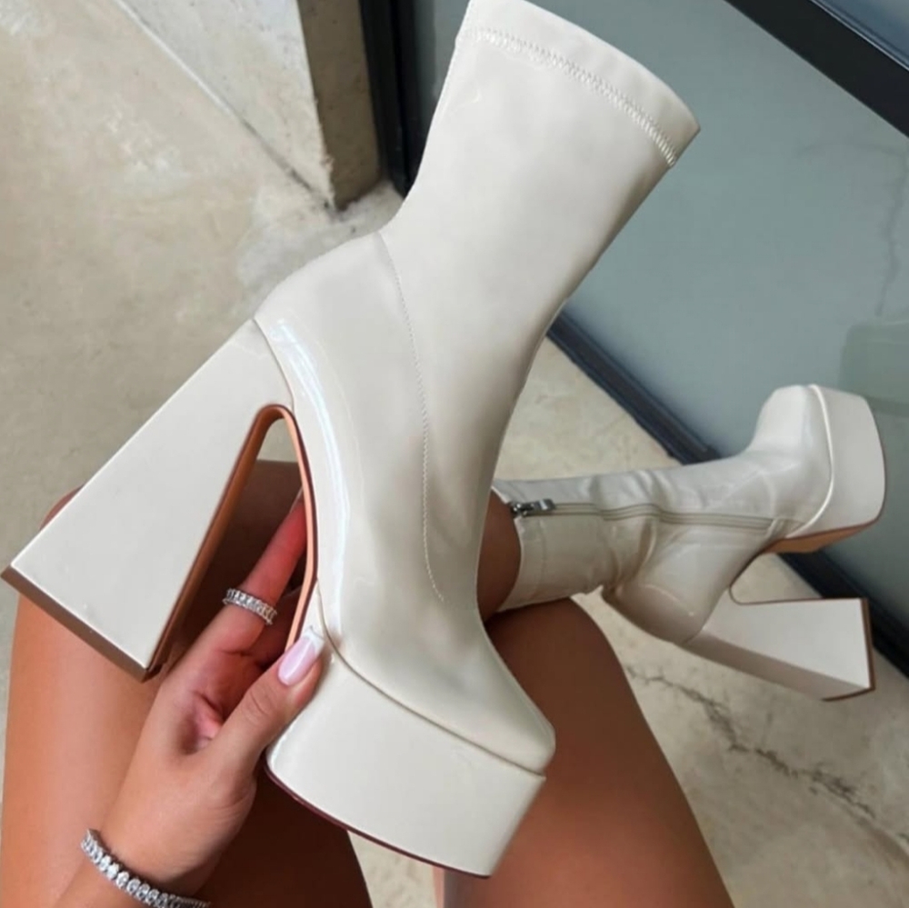 SIMMI London Eden Chunky Platform Ankle Booties